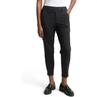 Tom Tailor Schlupfhose DENIM, Damen, Gr. S (36), N-Gr, schwarz, Jersey, Obermaterial: 74% Polyester, 22% Viskose, 4% Elasthan, unifarben, bequem knöchellang, Hosen Schlupfhose, im Jogg-Pant Stil