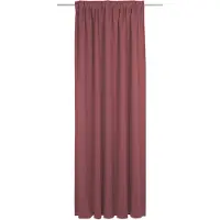 Adam Audio Vorhang ADAM "Uni Collection" Gr. 1, rot, B:142cm H:145cm, Jacquard, Baumwolle, Gardinen, Vorhang, aus 100% Bio-Baumwolle