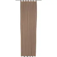 Adam Vorhang "Uni Collection" Schlaufen 1 Stk. tlg. Blickdichter aus 100% Bio-Baumwolle