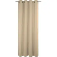 Adam Audio Vorhang ADAM "Indian Cortezada Light" Gr. 1, beige (dunkelbeige), B:145cm H:145cm, Jacquard, Baumwolle (Bio-Baumwolle), Gardinen, Vorhang, aus 100% Bio-Baumwolle