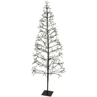 Wellhome Weihnachtsbaum Mit 9 Ästen Und 160 Led-lichtern 120 Cm