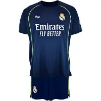 Real Madrid Auswärtstrikot 25/26 für Kinder - Größe 128 / 8 Jahre - Saison 2025/2026 - Offizielles Fanprodukt Kids