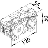 Hager GS16019016 Steckdose 1-f. USB-Charger A+C Frontrast (GS16019016)