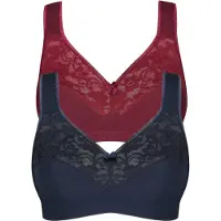Susa "Basic" Spitze, genähte Cups, Baumwollmix, elastisch, BH-Set