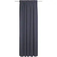 Adam Audio Vorhang ADAM "Uni Collection, Made in Germany", blau (dunkelblau), B:142cm H:205cm, Baumwolle (Bio-Baumwolle), Gardinen, Vorhang, Blickdichter aus 100% Bio-Baumwolle, Vorhang nach Wunschmaß
