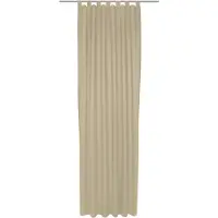 Adam Audio 1100000002199 ADAM "Uni Collection light", beige, B:142cm H:245cm, Baumwolle (Bio-Baumwolle), Gardinen, 1100000002199, aus 100% Bio-Baumwolle