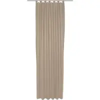 Adam Vorhang "Uni Collection", (1 St.), Blickdichter aus 100% Bio-Baumwolle, Schlaufen (1 St)