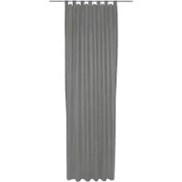 Adam Audio Vorhang ADAM "Uni Collection light", grau (dunkelgrau), B:142cm H:245cm, Baumwolle (Bio-Baumwolle), Gardinen, Vorhang, aus 100% Bio-Baumwolle