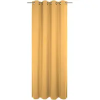 Adam Audio Vorhang ADAM "Uni Collection", gelb, B:142cm H:265cm, Baumwolle (Bio-Baumwolle), Gardinen, Vorhang, Blickdichter aus 100% Bio-Baumwolle