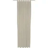Adam Vorhang "Uni Collection" Schlaufen 1 Stk. tlg. Blickdichter aus 100% Bio-Baumwolle