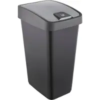 Keeeper magne Abfallbehälter, Flip-Deckel, 45 l, Graphit