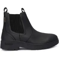 Barbour für Herren. MFO0817 Chelsea-Stiefeletten aus Leder Turnbull schwarz (41), Wohnung, Keine, Lässig
