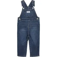 Levi's Latzjeans KIDS "SHORTALL", Jungen, Gr. 3M (62), N-Gr, bandwagon w, o destruction, Denim/Jeans, Obermaterial: 76% Baumwolle, 21% Polyester, 3% Elasthan, Basic, Jeans Latzjeans, UNISEX