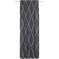 Adam Audio Vorhang ADAM "Casket Valdelana" Gr. 1, blau (dunkelblau), B:142cm H:145cm, Jacquard, Baumwolle, Gardinen, Vorhang, aus 100% Bio-Baumwolle