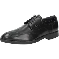 Sioux Schnürschuh "Foriolo-708-H", Herren, Gr. 50.5 (UK 15), schwarz, Obermaterial: 100% Kalbsleder CAL. 100% Gummi rubber., Schuhe Schnürschuh