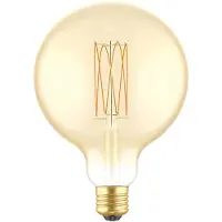 Creative Cables 2700k Golden Carbon Line Long Filament Globe 7w Led-lampe
