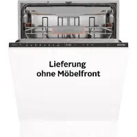 Gorenje GV673B65 vollintegrierter Geschirrspüler 60 cm, Unterbau, Standardgröße (60 cm), Edelstahl, Touchsteuerung, 2 Korb/Körbe, Korb