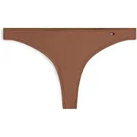 Tommy Hilfiger String "THONG (EXT.SIZES)", Damen, Gr. M (38), Jersey, braun (rich taupe), Jersey, Obermaterial: 84% Polyamid, 16% Elasthan, UNDERWEAR, eng, Unterhosen String, unifarben, basic