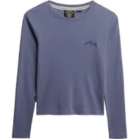Superdry Essential Logo Gd Rib Langarm-t-shirt