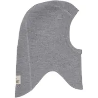 Huttelihut - Kid's Balaclava Wool Rib - Sturmhaube Gr 53 cm - 4-6 Years grau