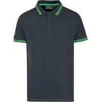 U Power Way Kurzarm-poloshirt Grau L Grau L