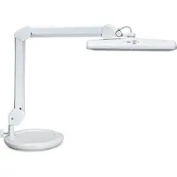 MAUL LED-Arbeitsplatzleuchte MAULintro, weiß, 46 cm, Standfuß