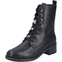 Rieker Winterstiefelette Schnürstiefelette, Boots, Blockabsatz, mit Schmuckelementen