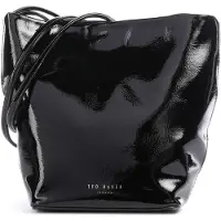 Ted Baker Umhängetasche Kayylyn Thin Strap Mini Crinkle Bag Black schwarz