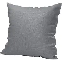 Homing Dekokissen "St. Moritz" Gr. 1, silber (silberfarben, unifarben), B:40cm L:40cm, Polyester, Dekokissen_Sitzkissen_Kissenhüllen, Dekokissen, Pflegeleicht
