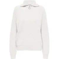 ONLY Strickpullover "ONLBAKER L/S ZIP PULLOVER KNT NOOS"