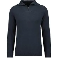 Ragman Troyer , Herren, Gr. 54, grau (asphalt, 018), Strick, 100% Baumwolle, Pullover Troyer