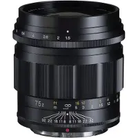 Voigtländer Nokton 75mm f1,5 Nikon Z-Mount asphärisch schwarz
