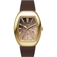 Ice Watch ICE-WATCH - Ice boliday Women Dome Steel Chocolate Metal - Gold Damenuhr mit Sil