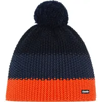 Eisbar Star Pompon Mütze d.orange-d.cobablt-schwmel (254)