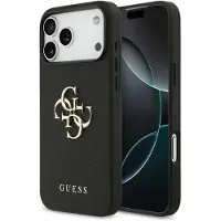 GUESS Apple iPhone 17 Pro Hülle - Kunststoff - - Backcover/Hard Case - Schwarz