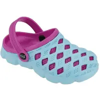 Aquafeel Sephia Holzschuhe Blau,Rosa EU 34 Mädchen Blau,Rosa EU 34