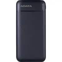 ADATA POWER BANK USB 10000MAH BLACK/PC100-14BK