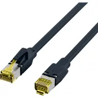 EFB Elektronik K8580SW.7,5 RJ45 Patchkabel Cat.6A S/FTP LSZH Dätwyler 7702 TM31 schwarz 7,5m K8580SW75