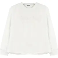 Blauer für Damen. 25SBLDF03201 Sweatshirt Carlotta weiß (L), Lässig, Baumwolle