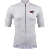 Cinelli Tempo Mesh Kurzarm-radtrikot Weiß S Mann Weiß S