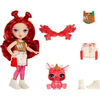 MGA Entertainment Rainbow High Littles Rainbow Fantasy Fairies Doll- Apple (Red), Modepuppe, Weiblich, 4 Jahr(e), Junge/Mädchen, 140 mm, Mehrfarbig