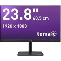 Terra LCD/LED 2427W HA V2 black HDMI, DP, USB-C, GREENLINE PLUS, 60,5 cm (23.8"), 1920 x 1080 Pixel, Full HD, LED, 5 ms, Schwarz