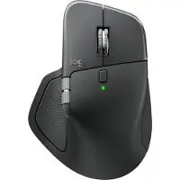 Logitech MX Master 4, rechts, Laser, RF Wireless + Bluetooth, 8000 DPI, Graphit
