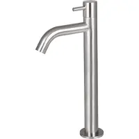 Differnz Hocharmige Kaltwasserarmatur mit gebogenem Auslauf, Messing, 28,5 x 11,5 cm, mattschwarz?