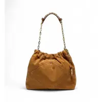 Ba&sh für Damen. 2H24CFMS Braune Ledertasche June (OSFA), Lässig