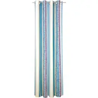 Wirth Vorhang "Soliera" Gr. 1, blau, B:135cm H:150cm, Polyester, Gardinen, Vorhang