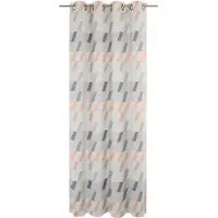 Wirth Vorhang "Bray" Gr. 1, rosa (rosé), B:132cm H:145cm, Jacquard, Baumwolle, Polyester, Gardinen, Vorhang