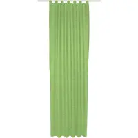 Wirth Vorhang "Trondheim B", grün (apfelgrün), B:132cm H:265cm, Polyacryl, Gardinen, Vorhang, nach Maß