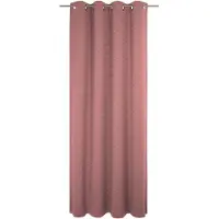 Wirth Vorhang "Trondheim B", rosa, B:132cm H:235cm, Chenille, Polyacryl, Gardinen, Vorhang