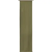 Wirth Schiebegardine "Torbole" Gr. 1, grün (moosgrün), B:60cm H:145cm, Jacquard, Baumwolle, Polyester, Gardinen, Schiebegardine
